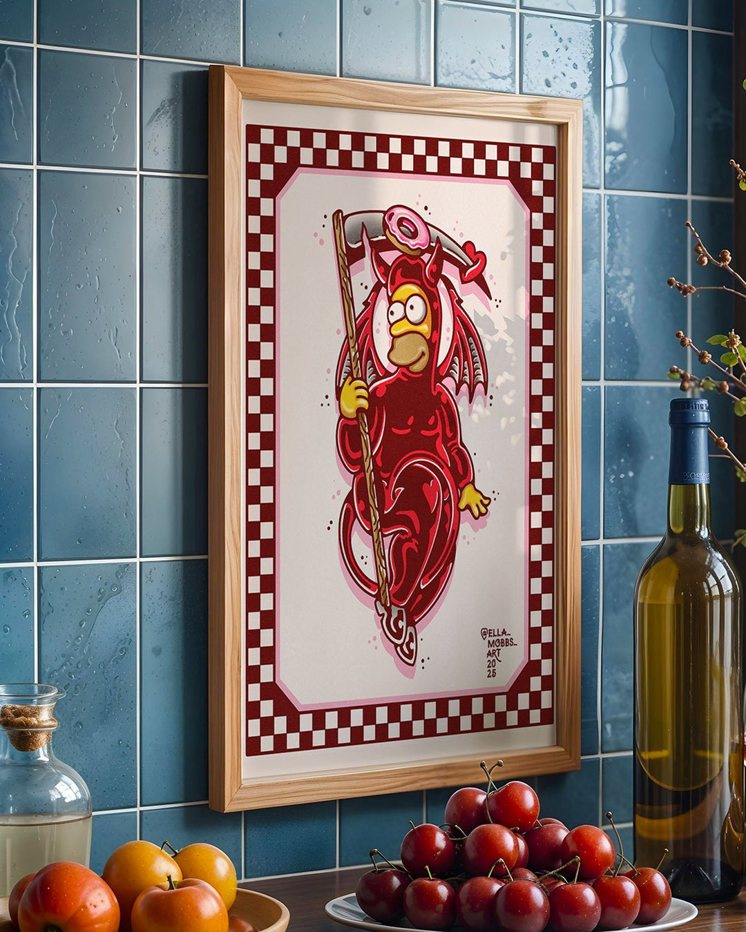 Homer Cupid Print - Ella Mobbs