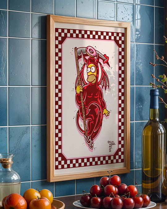 Homer Cupid Print - Ella Mobbs