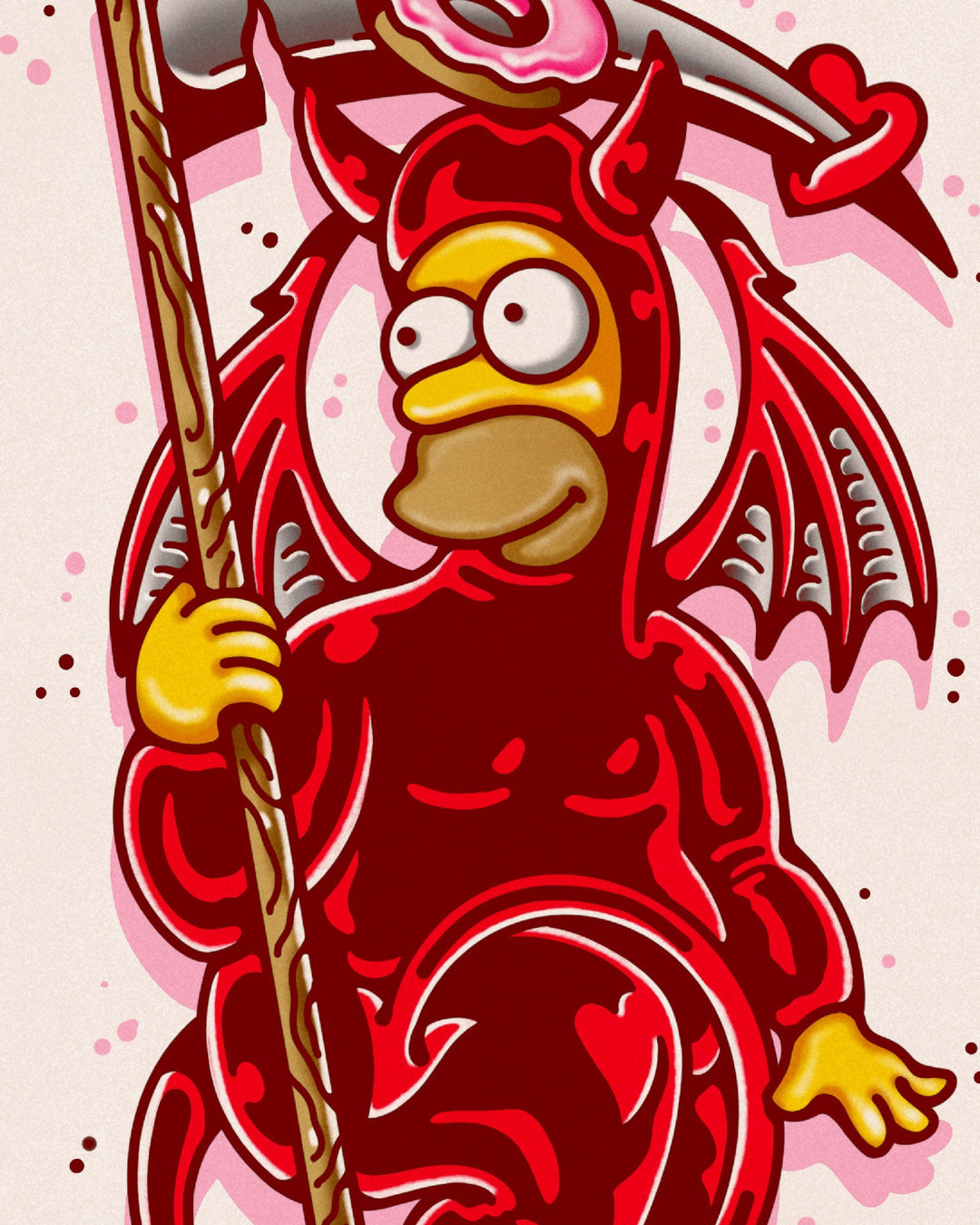 Homer Cupid Print - Ella Mobbs