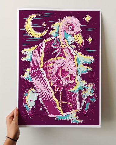 Horror Mingo Print - Ella Mobbs