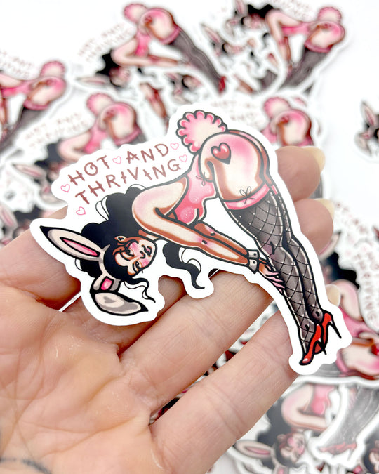Hot and Thriving Sticker