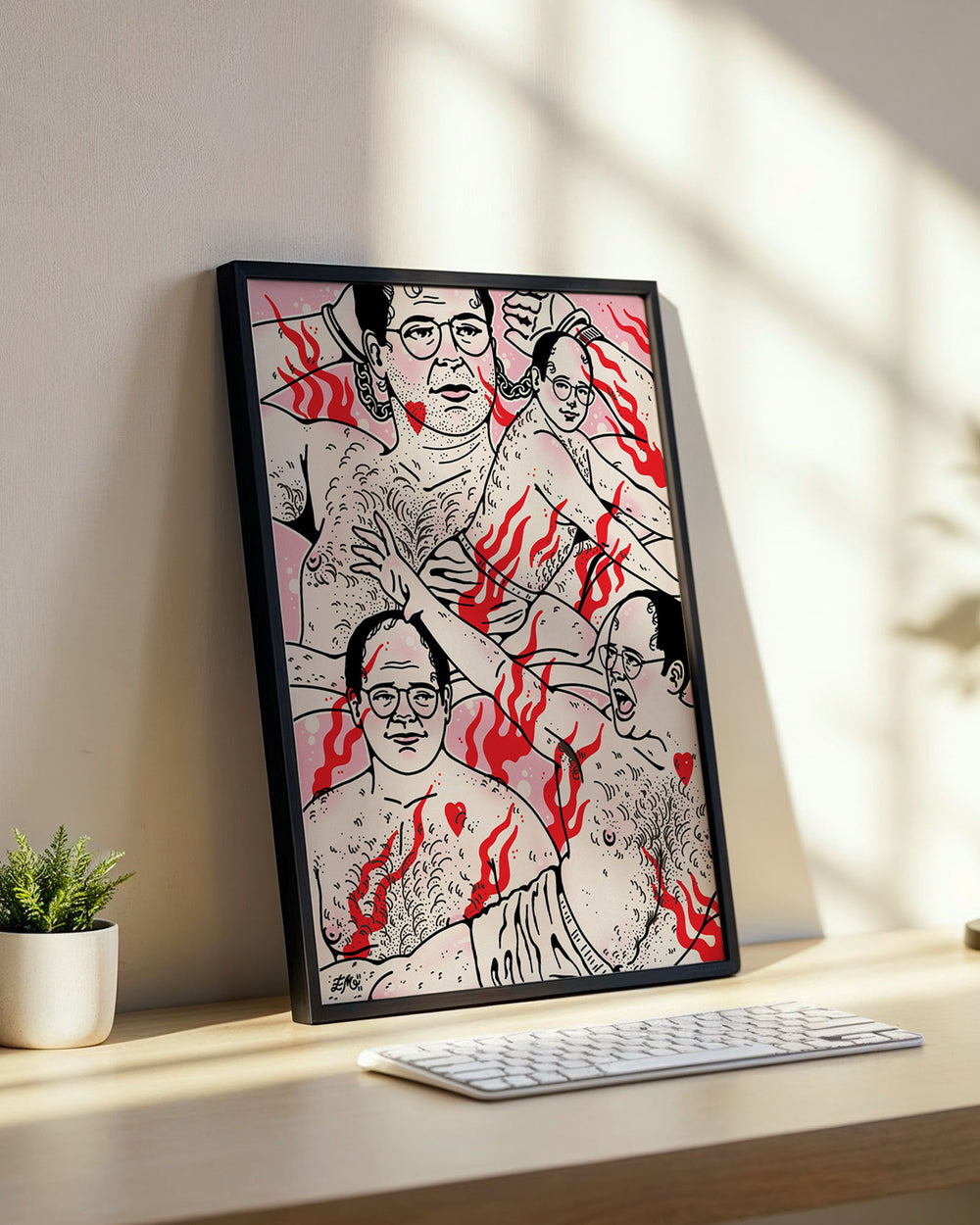 Hot George Print