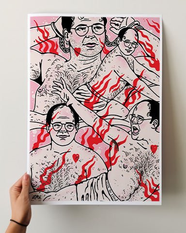 Hot George Print - Ella Mobbs