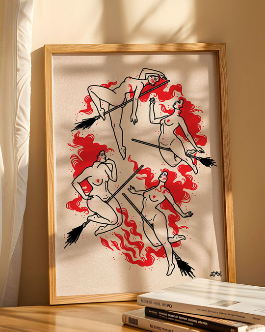 Hot Witches Print