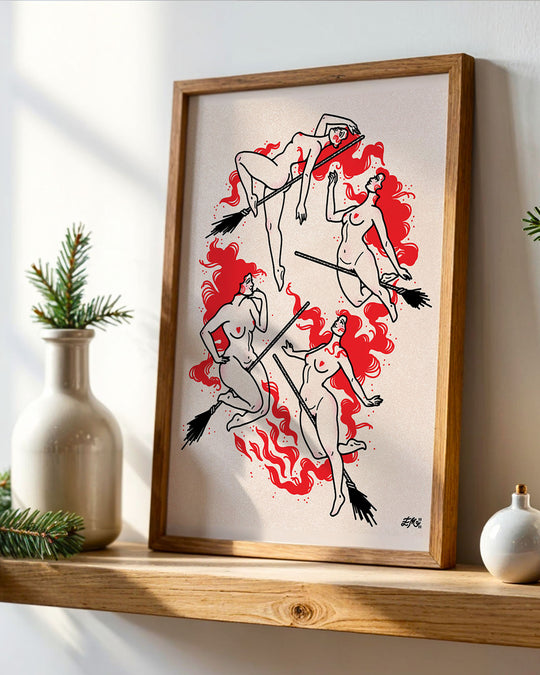 Hot Witches Print