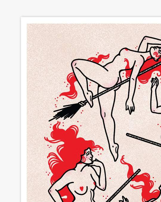 Hot Witches Print - Ella Mobbs