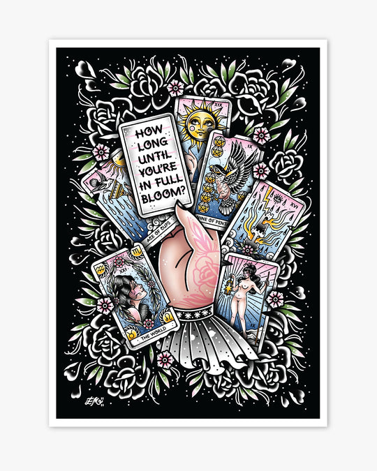 How Long Until You Bloom Print - Ella Mobbs