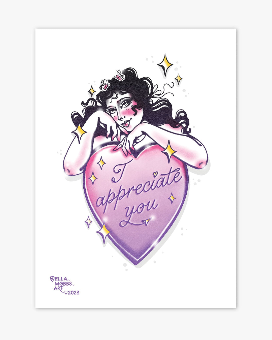 I Appreciate You Print - Ella Mobbs