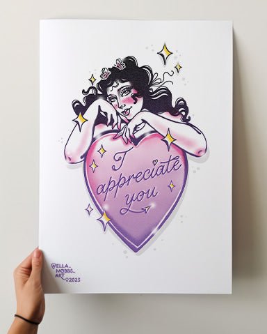 I Appreciate You Print - Ella Mobbs