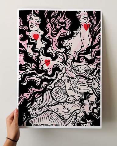 Jabba The Hutt Print - Ella Mobbs
