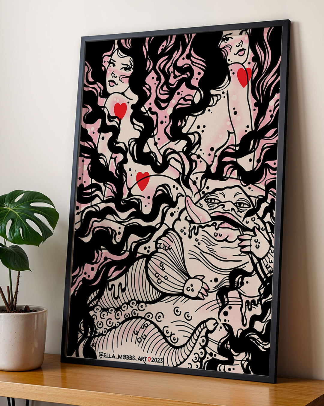 Jabba The Hutt Print - Ella Mobbs