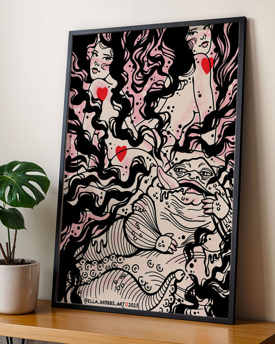 Jabba The Hutt Print - Ella Mobbs