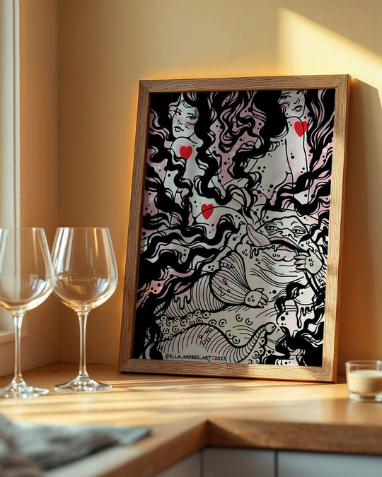 Jabba The Hutt Print - Ella Mobbs