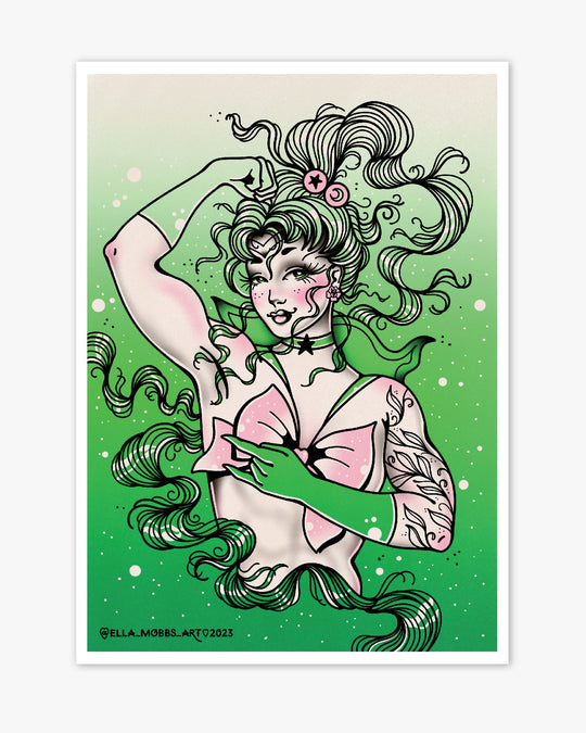 Jupiter Moon Print
