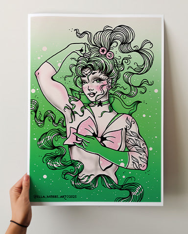 Jupiter Moon Print