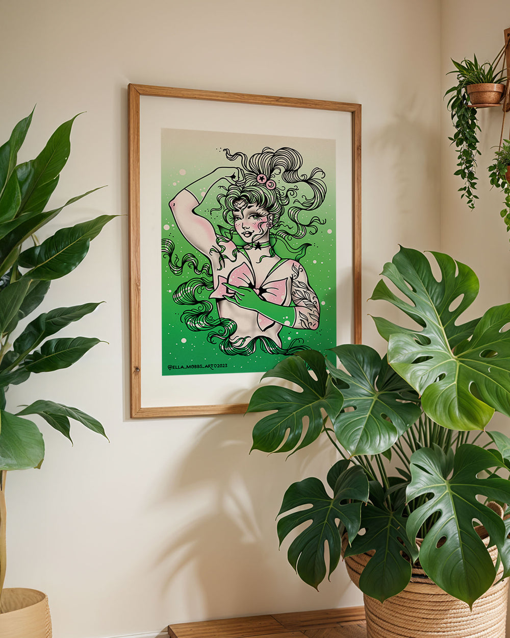 Jupiter Moon Print