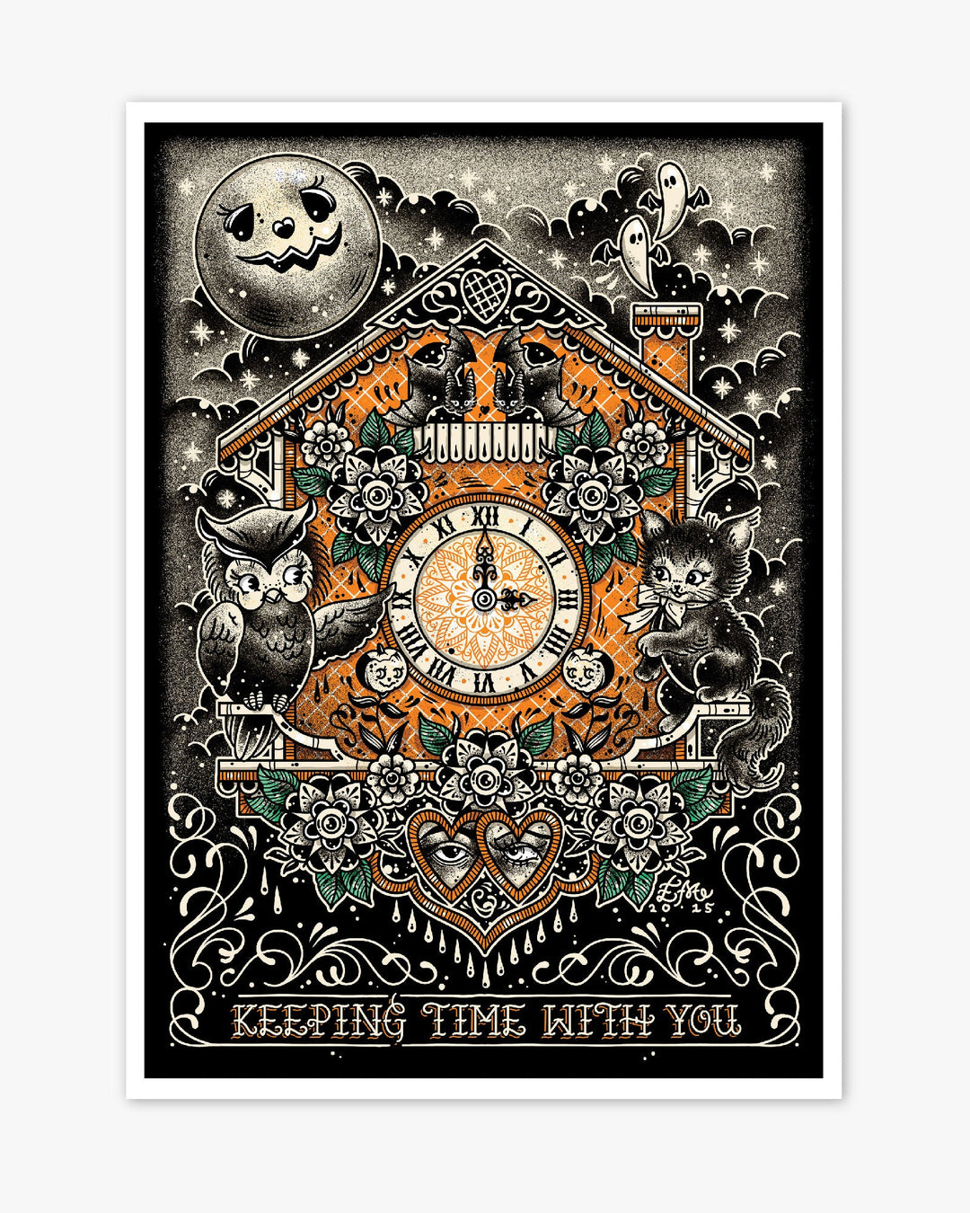 Keeping Time Print - Ella Mobbs