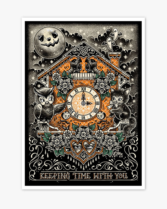 Keeping Time Print - Ella Mobbs