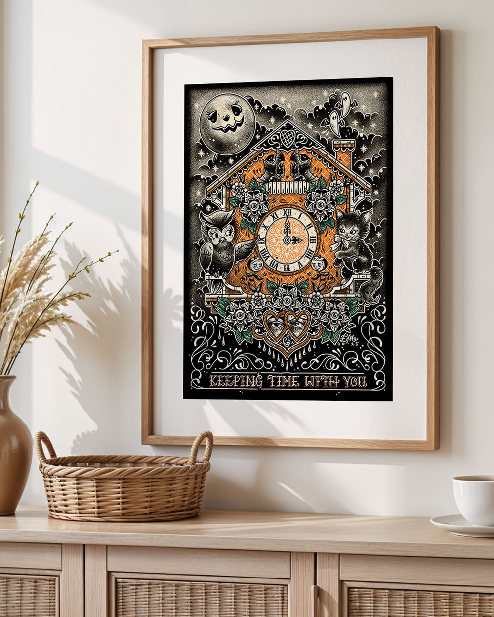 Keeping Time Print - Ella Mobbs