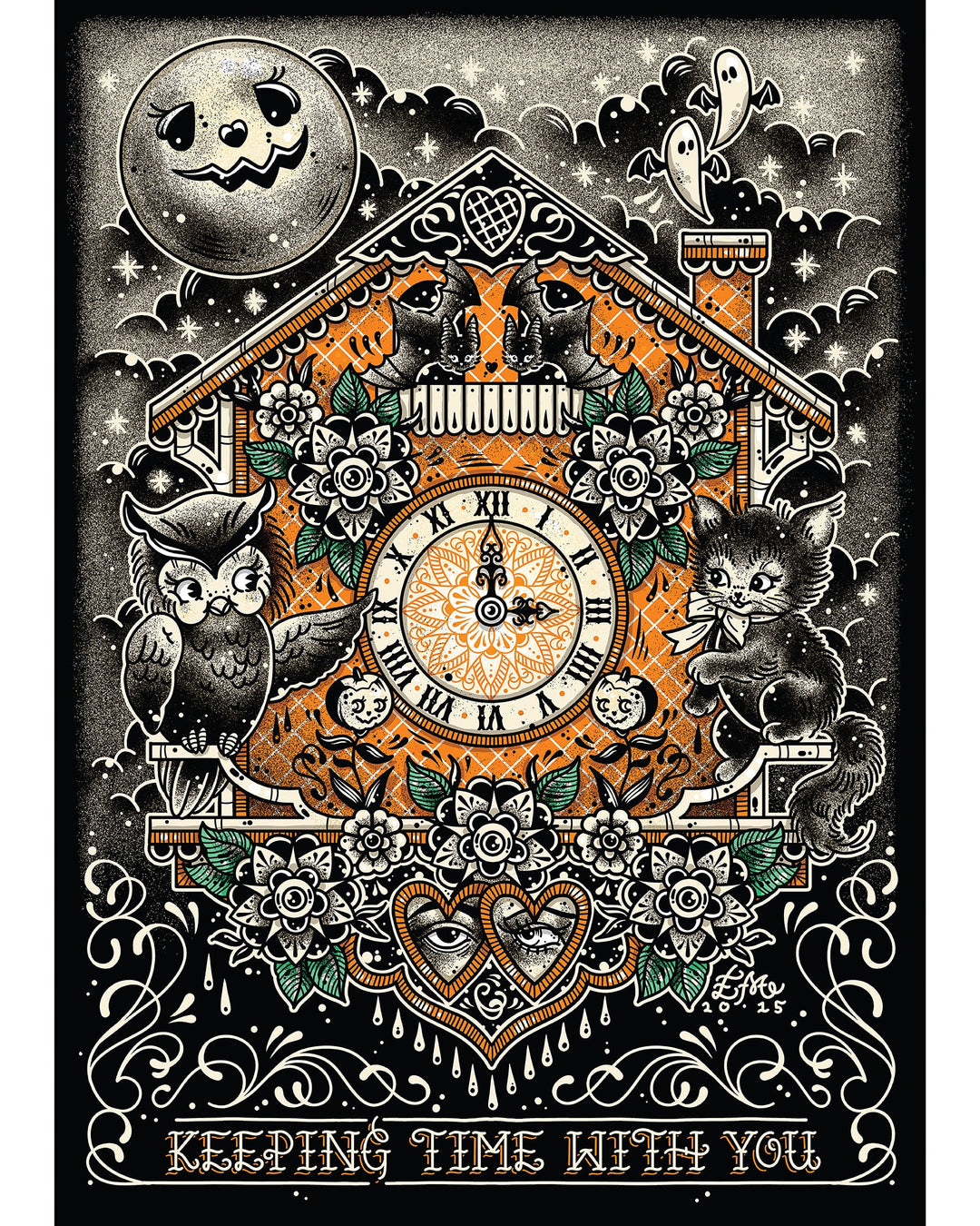Keeping Time Print - EllaMobbs