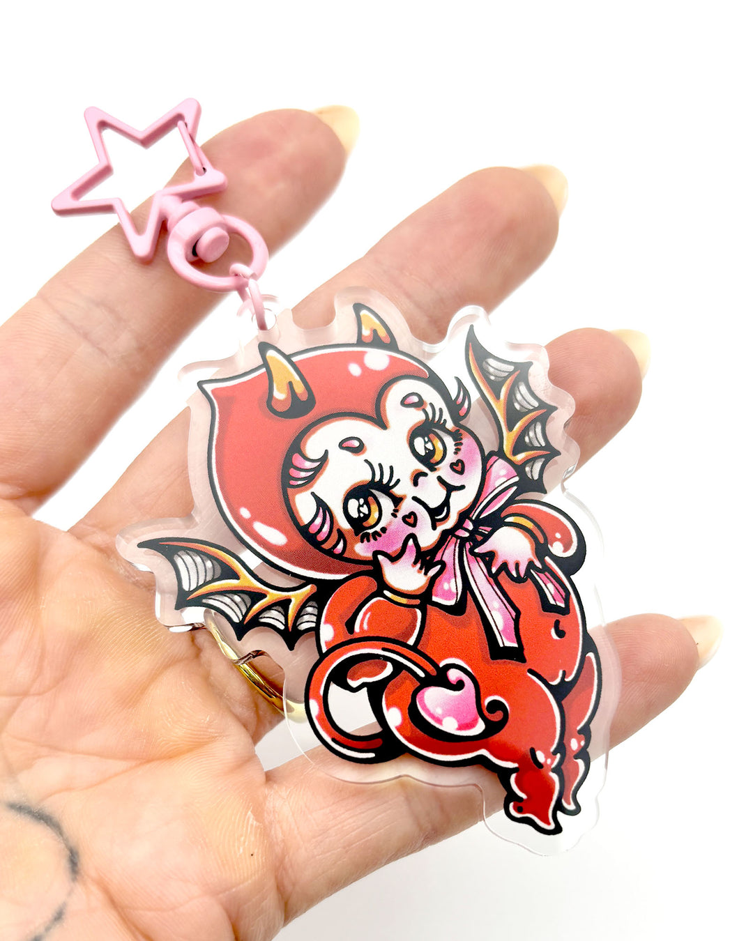 Kewpie Devil Key Ring