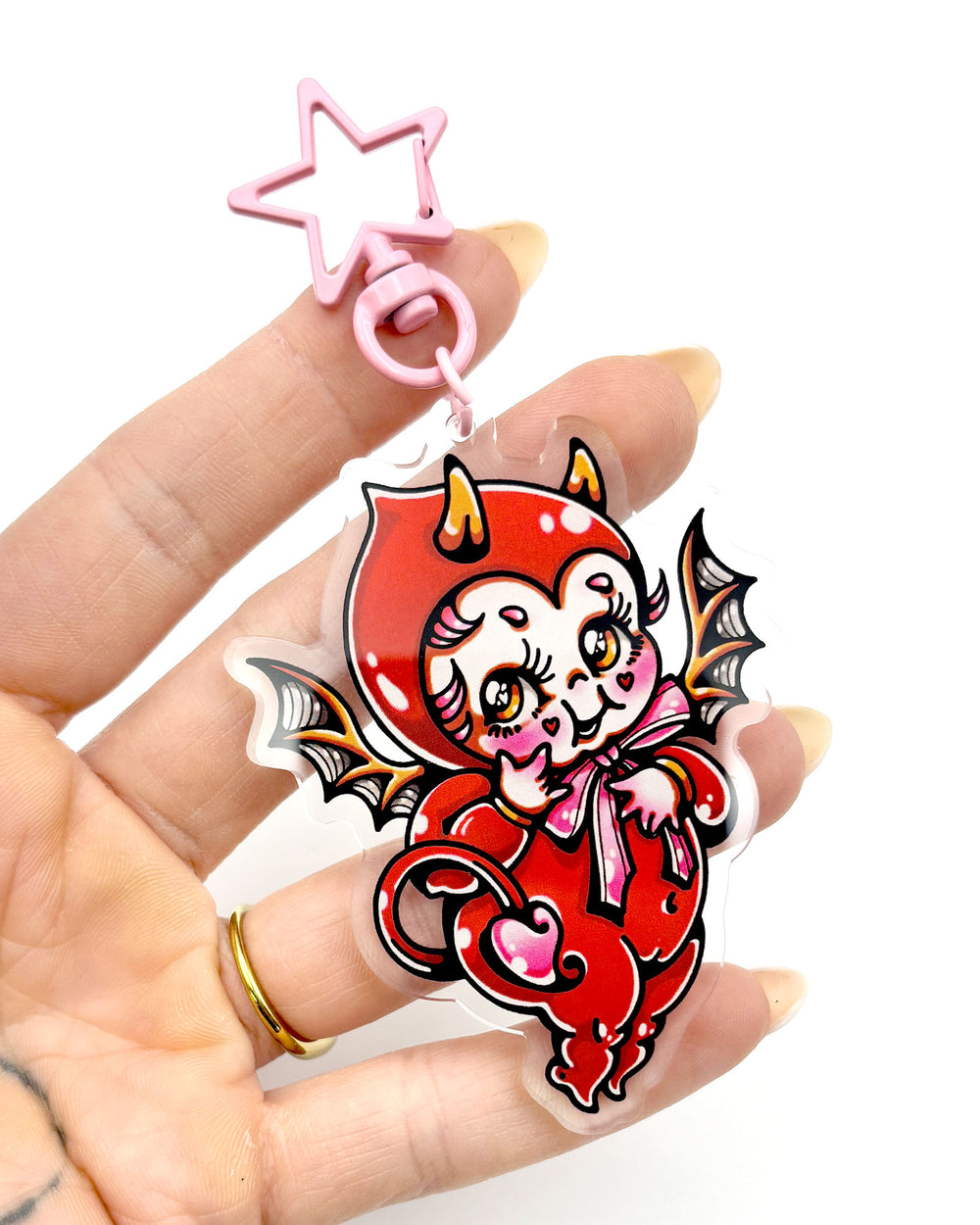 Kewpie Devil Key Ring