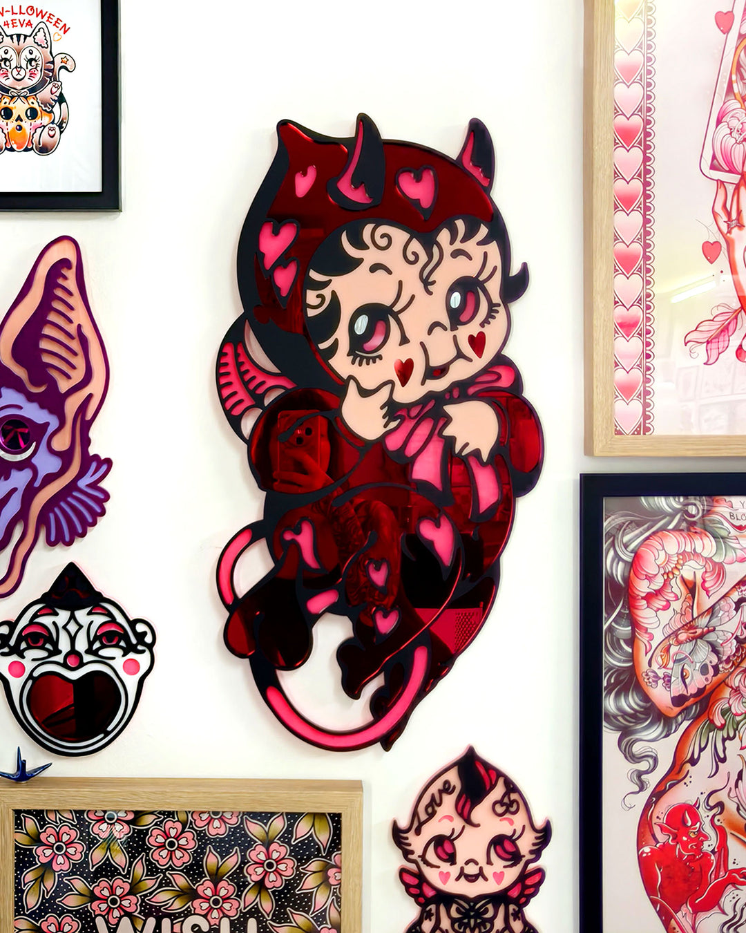 Kewpie Devil - Wall Hanging - Large