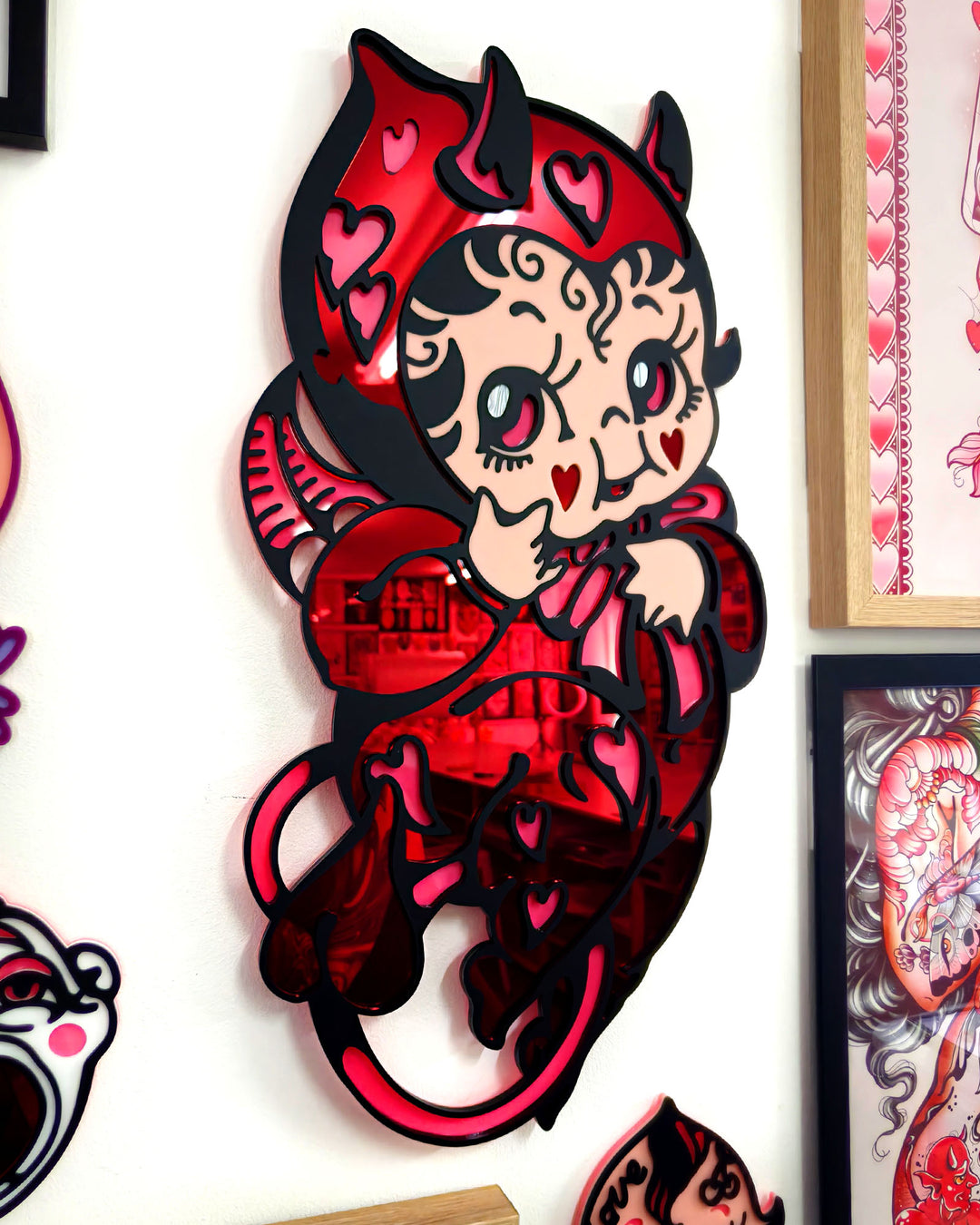 Kewpie Devil - Wall Hanging - Large