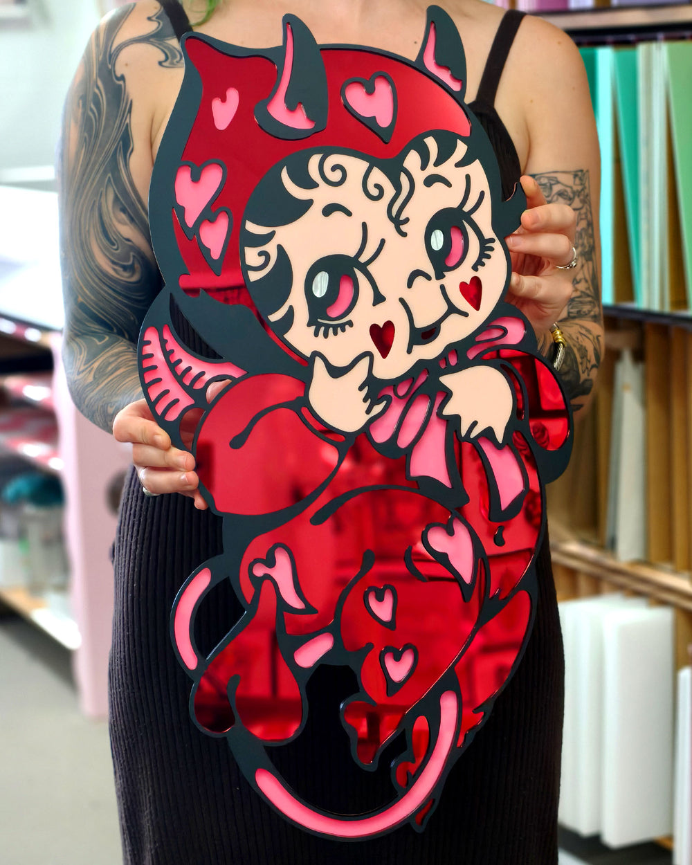 Kewpie Devil - Wall Hanging - Large