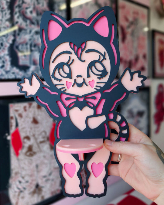 Kewpie Kitten Shelf - Ella Mobbs