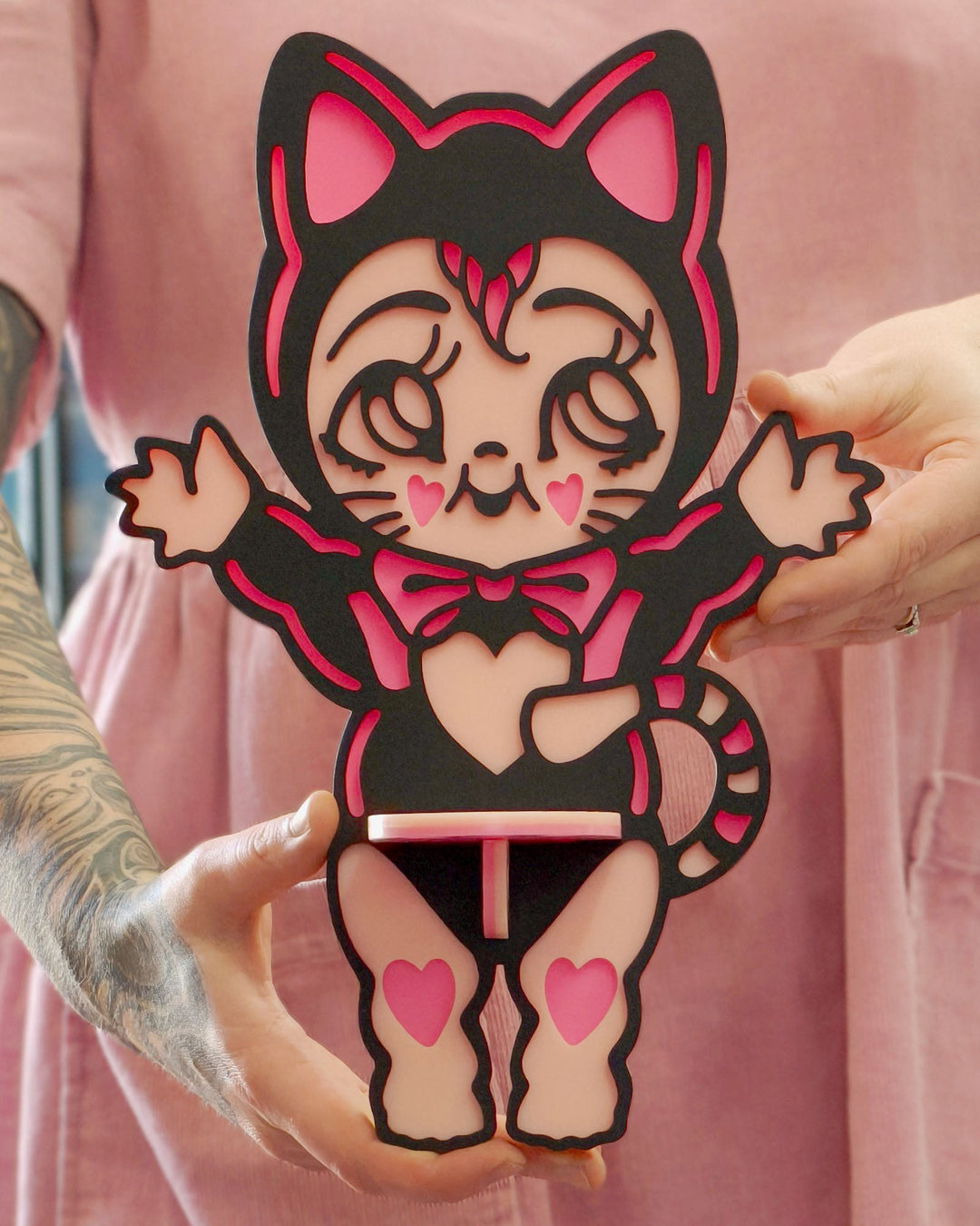 Kewpie Kitten Shelf - Ella Mobbs