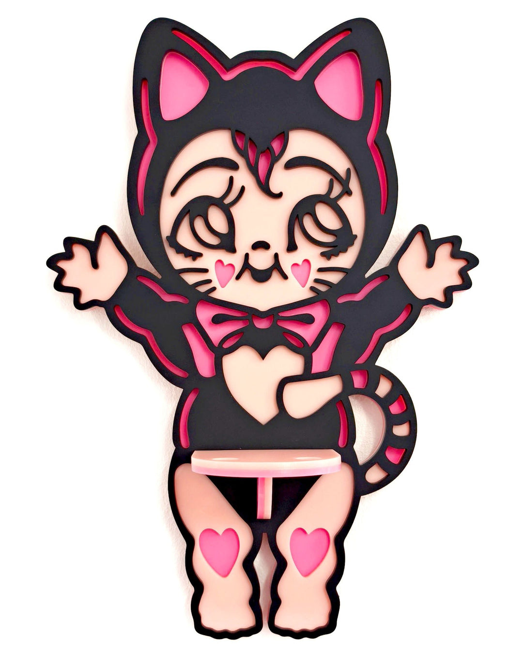 Kewpie Kitten Shelf - Ella Mobbs