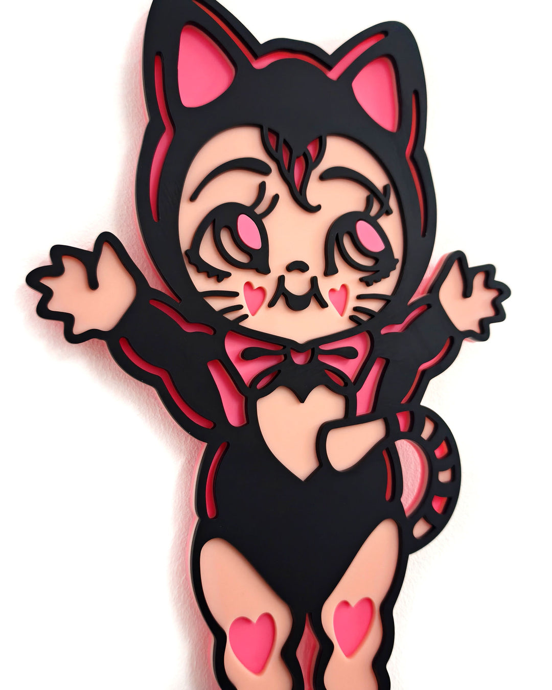 Kewpie Kitten Wall Hanging