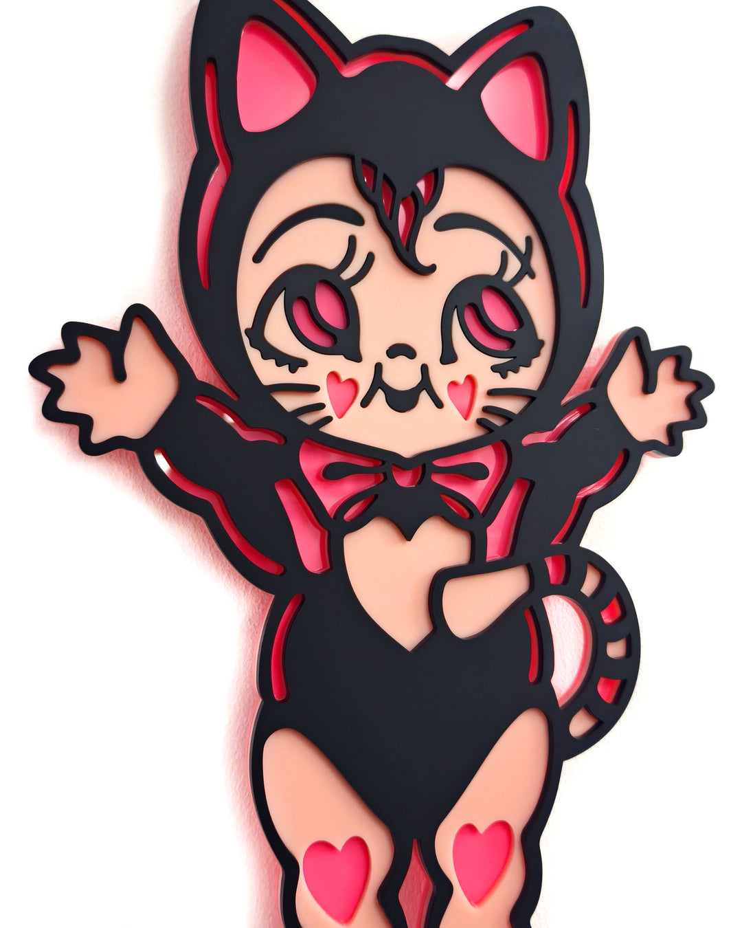 Kewpie Kitten - Wall Hanging - Small