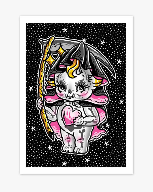 Kewpie Reaper Print