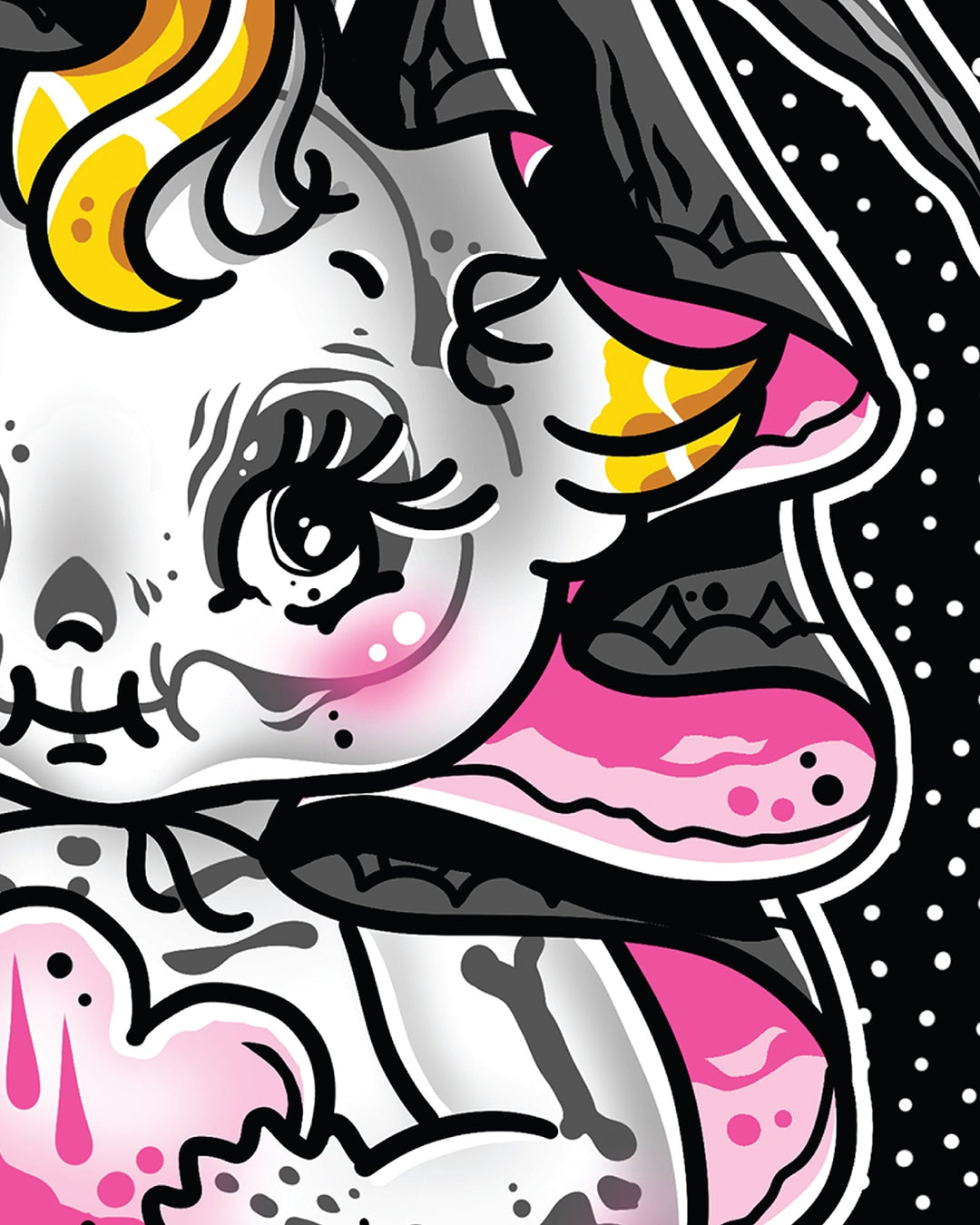 Kewpie Reaper Print - Ella Mobbs