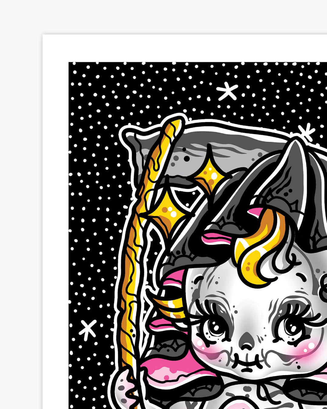 Kewpie Reaper Print - Ella Mobbs