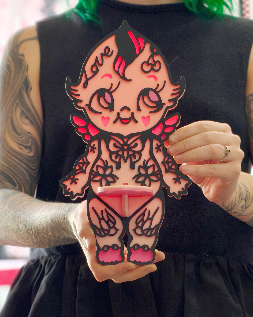 Tattooed Kewpie Shelf
