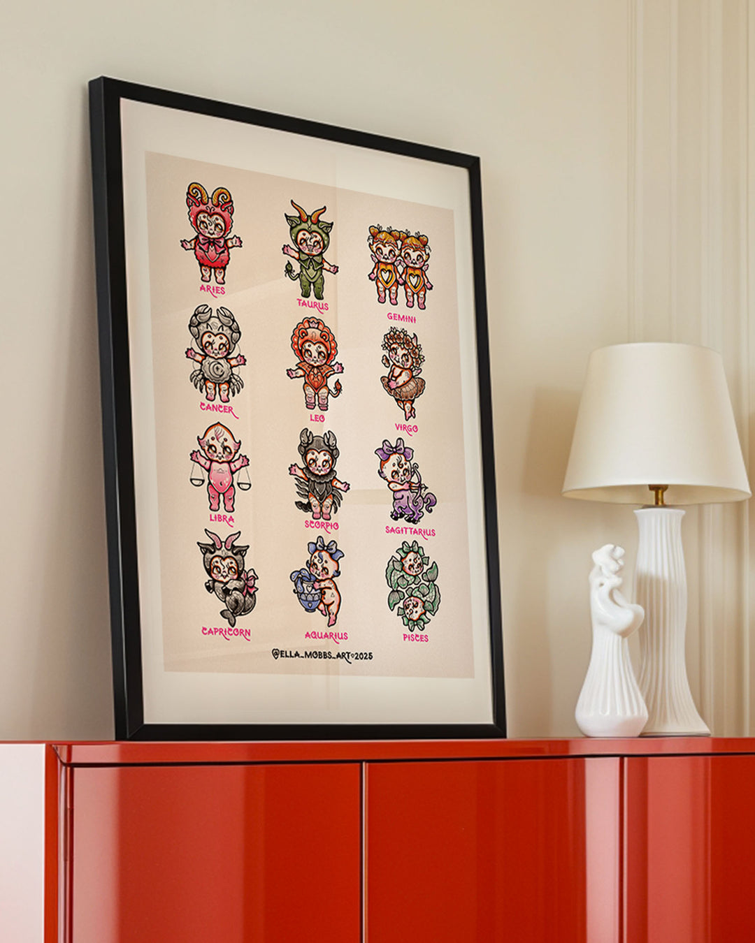 Kewpie Star Sign Print
