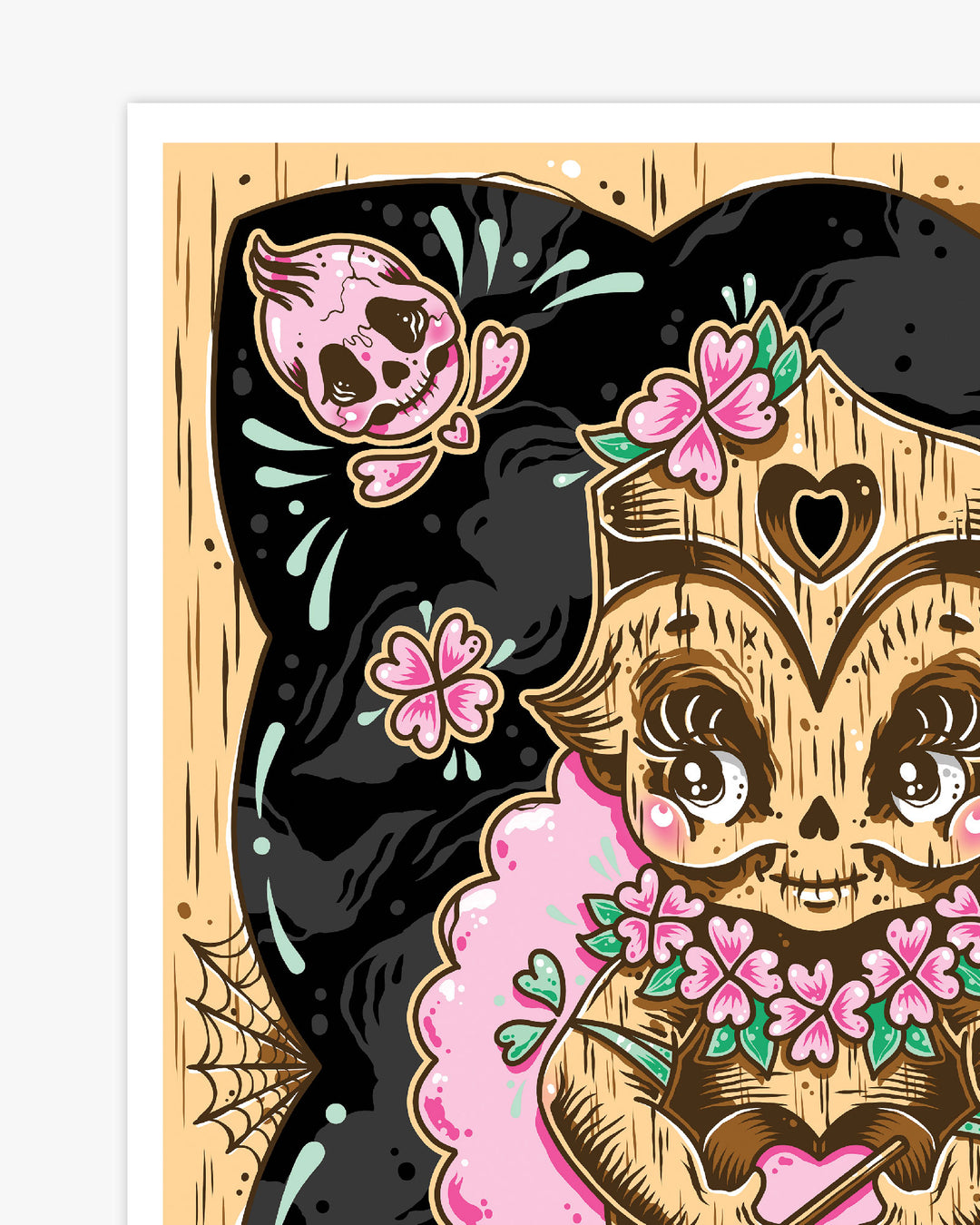 Kewpie Tiki Print