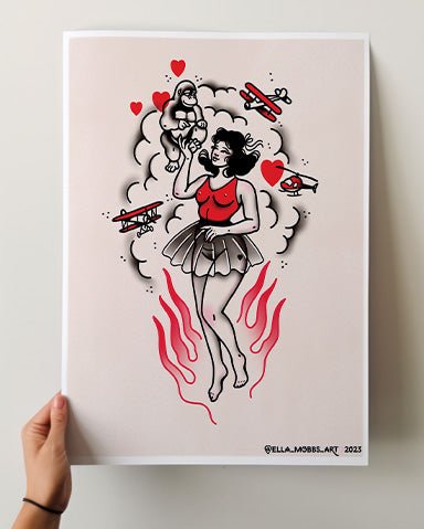King Kong Print - Ella Mobbs