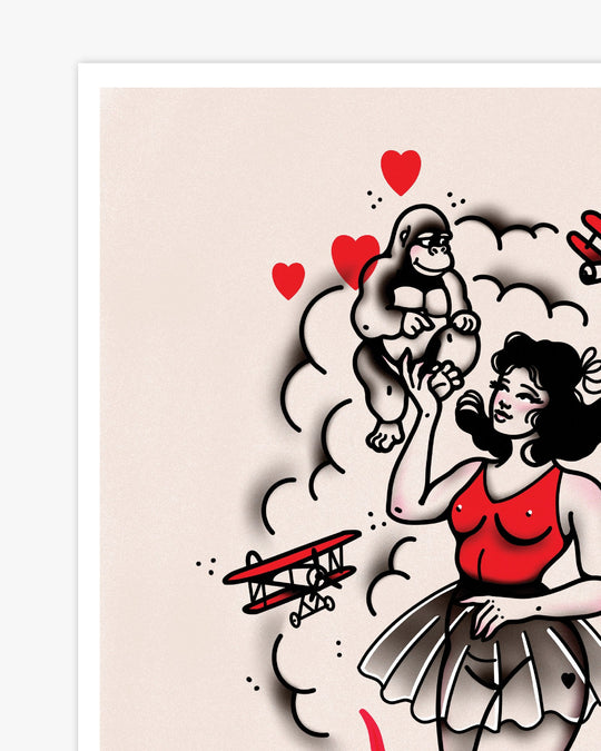 King Kong Print - Ella Mobbs