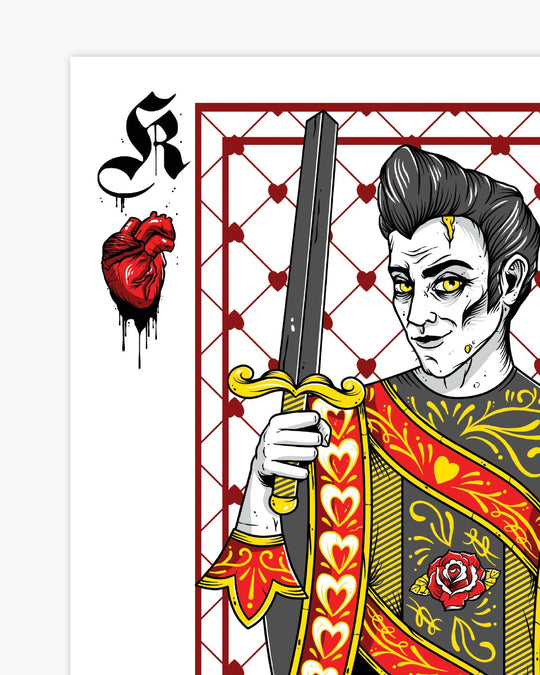 King of Hearts Print - Ella Mobbs