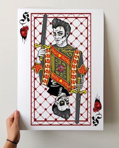 King of Hearts Print - Ella Mobbs