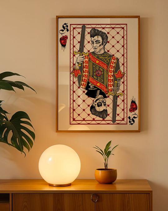 King of Hearts Print - Ella Mobbs