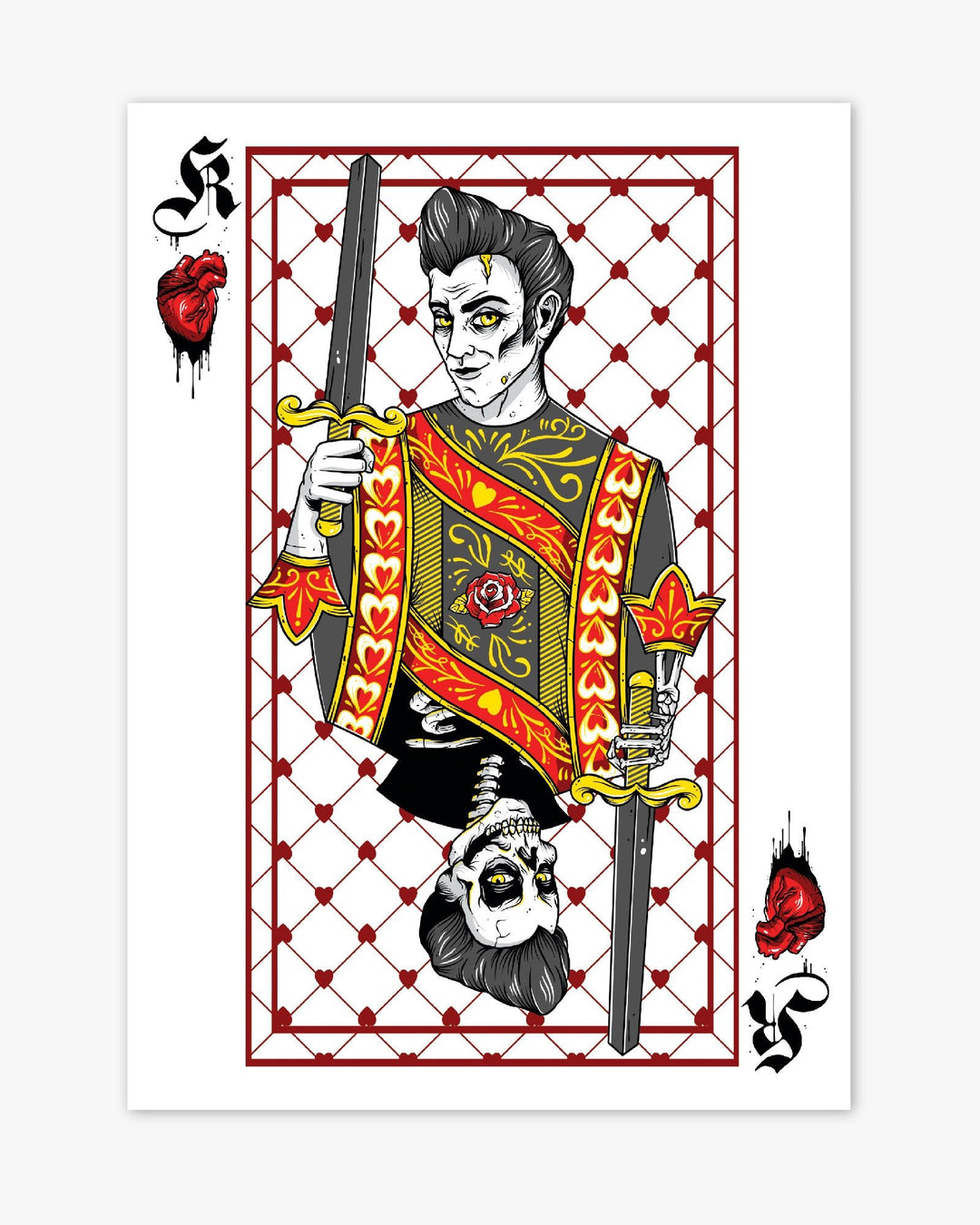 King of Hearts Print - Ella Mobbs