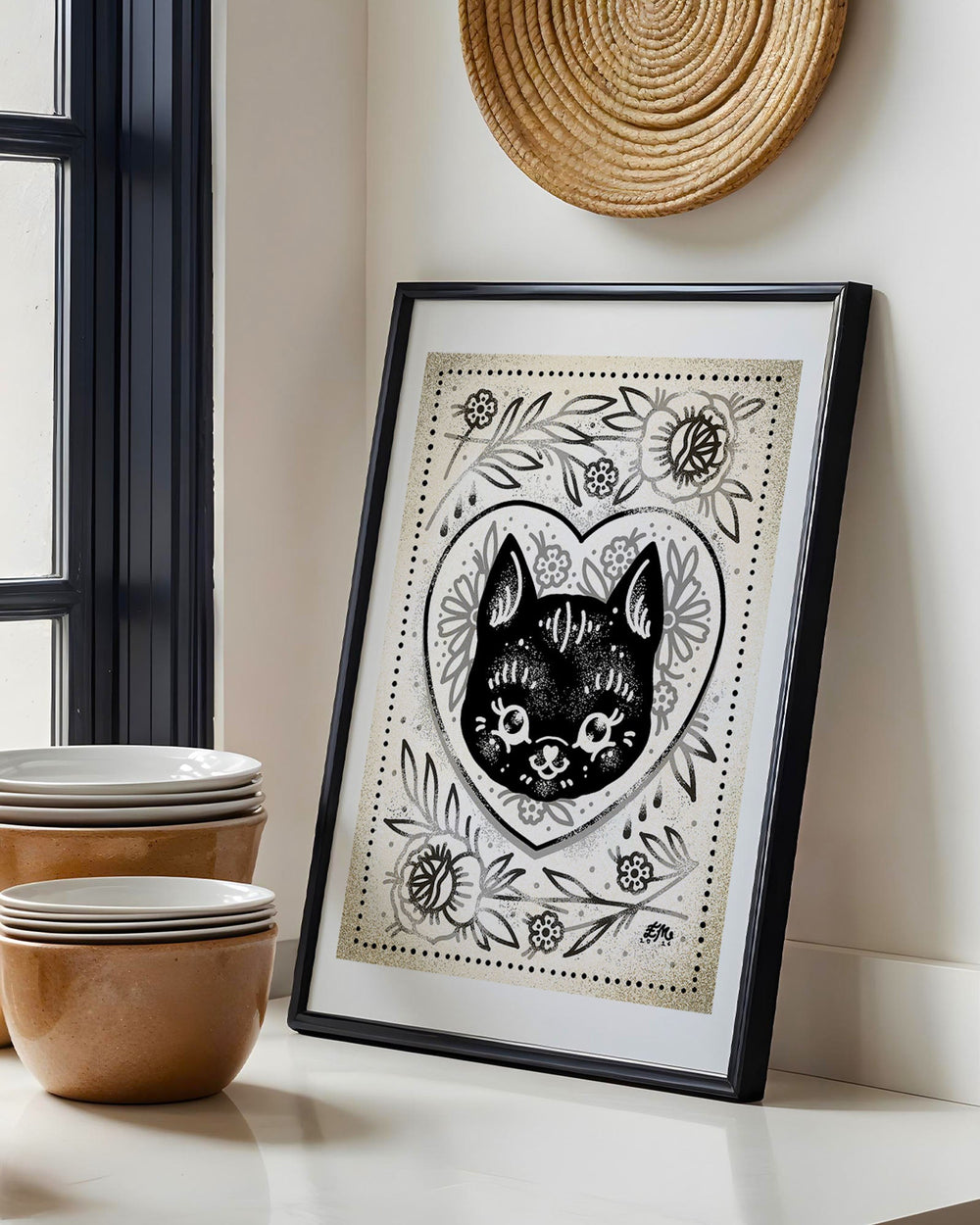 Kitten Blossom Print - Ella Mobbs