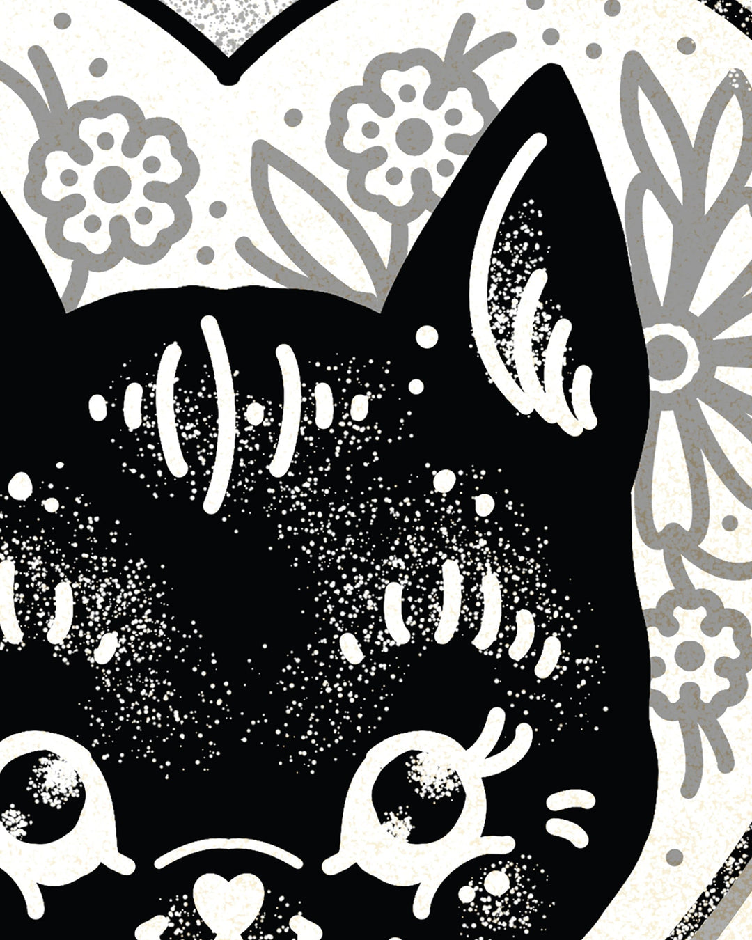 Kitten Blossom Print - Ella Mobbs