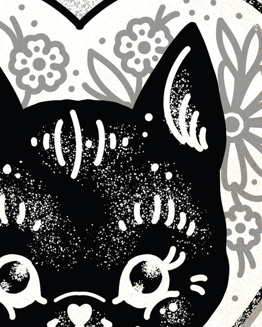 Kitten Blossom Print - Ella Mobbs