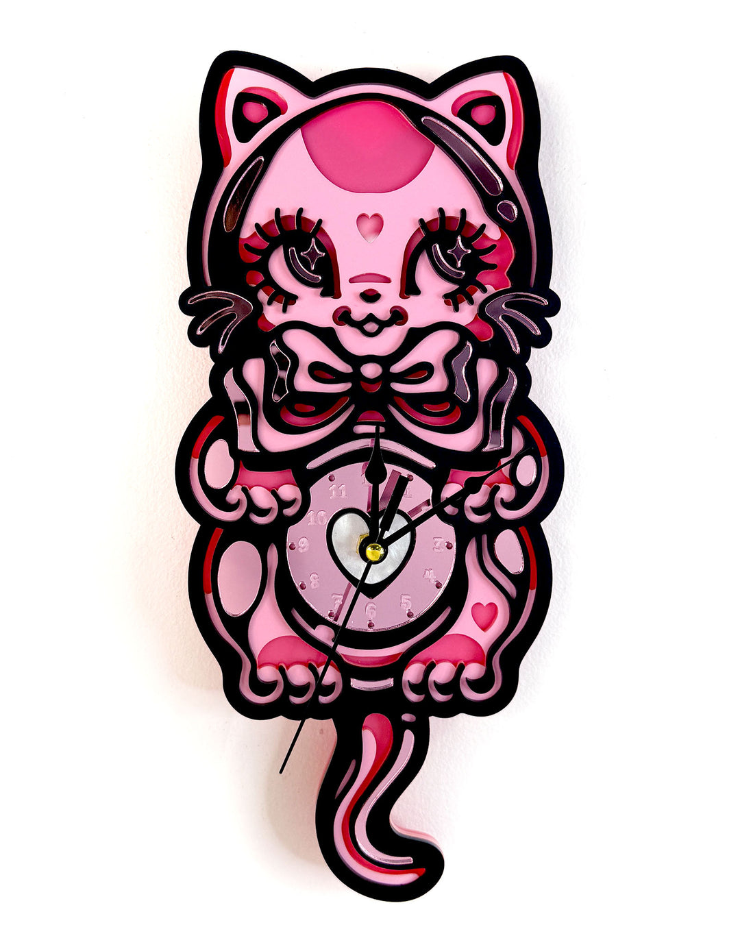 Kitty Clock 30cm/11.8"